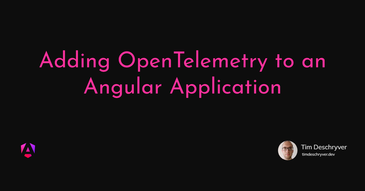 Adding OpenTelemetry to an Angular Application