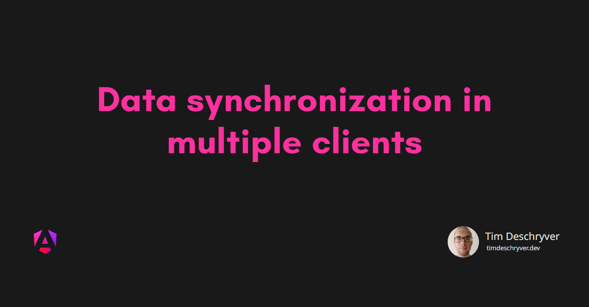 Data synchronization in multiple clients