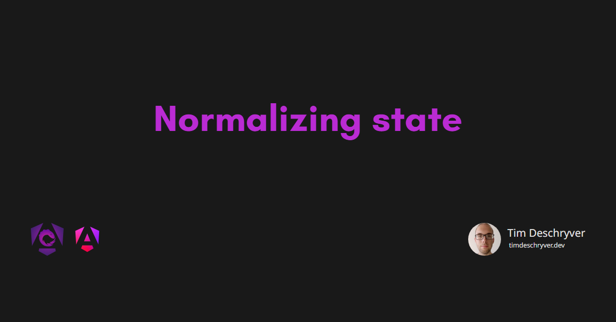 Normalizing state