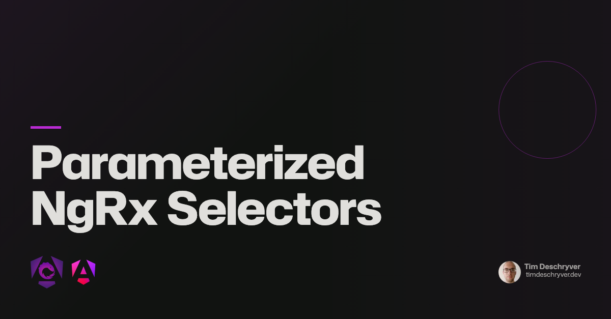 Parameterized NgRx Selectors