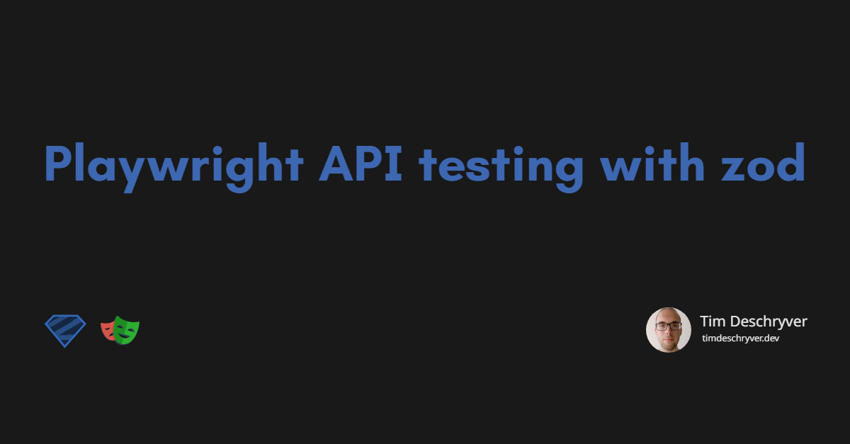 Playwright API testing with zod