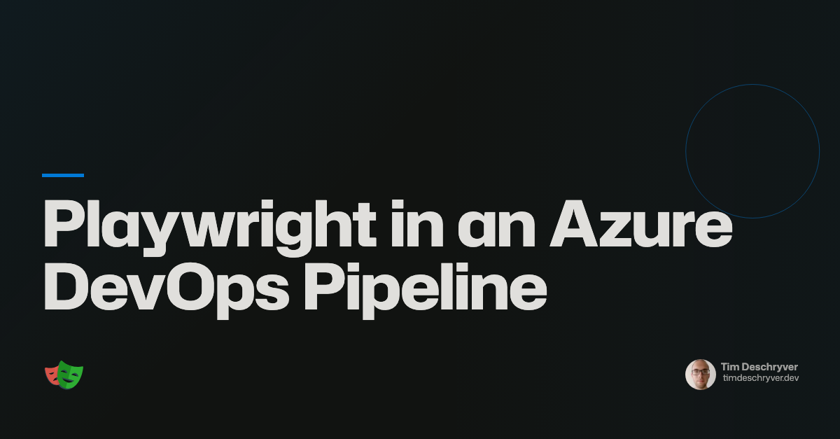 Playwright in an Azure DevOps Pipeline