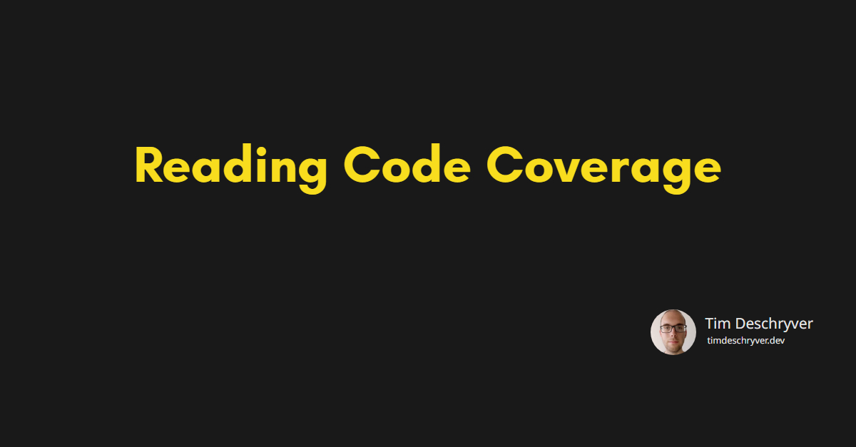 Reading Code Coverage