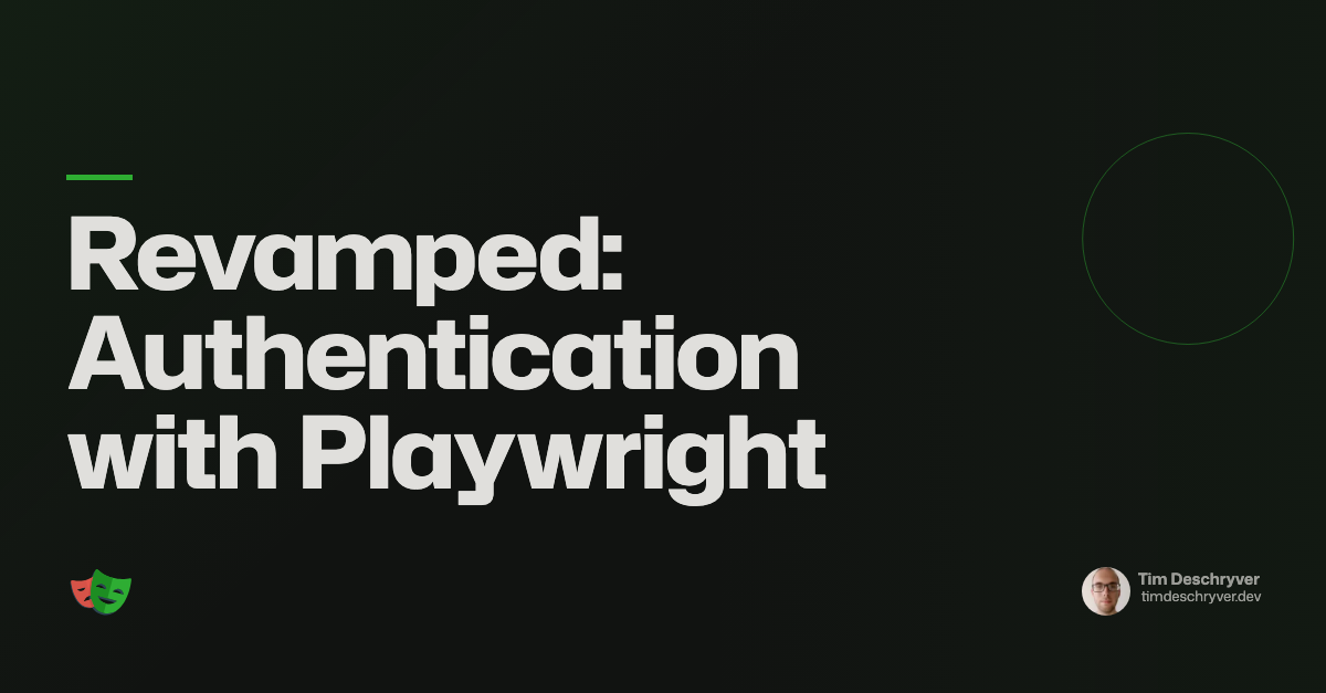 Revamped: Authentication with Playwright