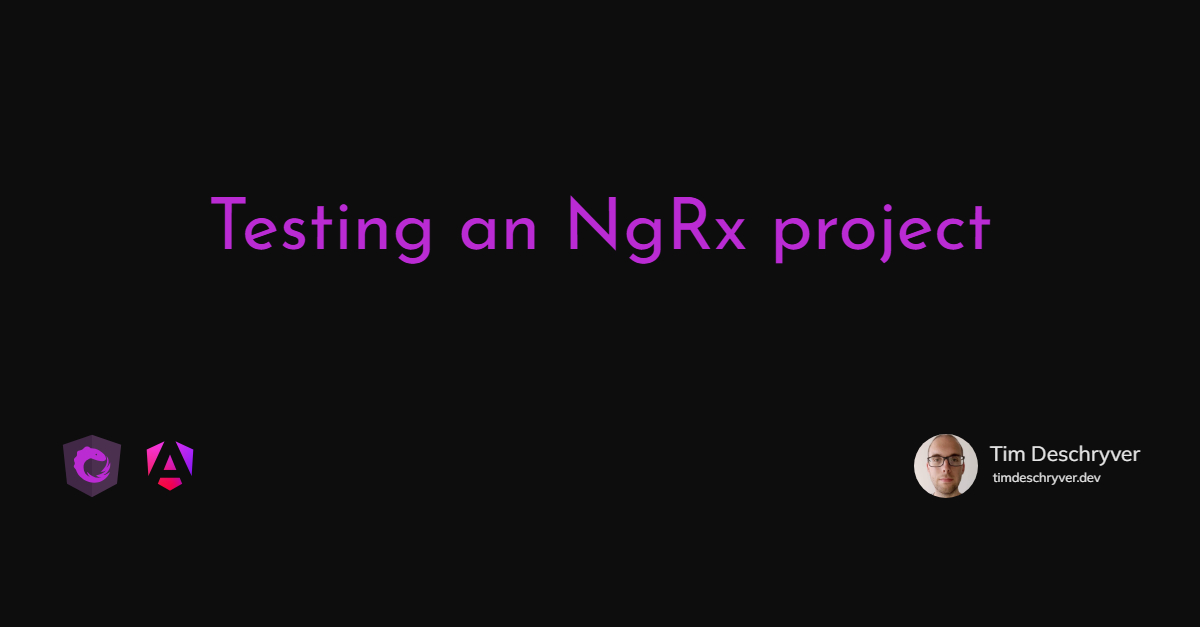 Testing an NgRx project