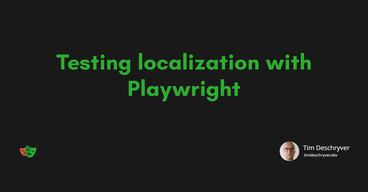 Testing localization with Playwright