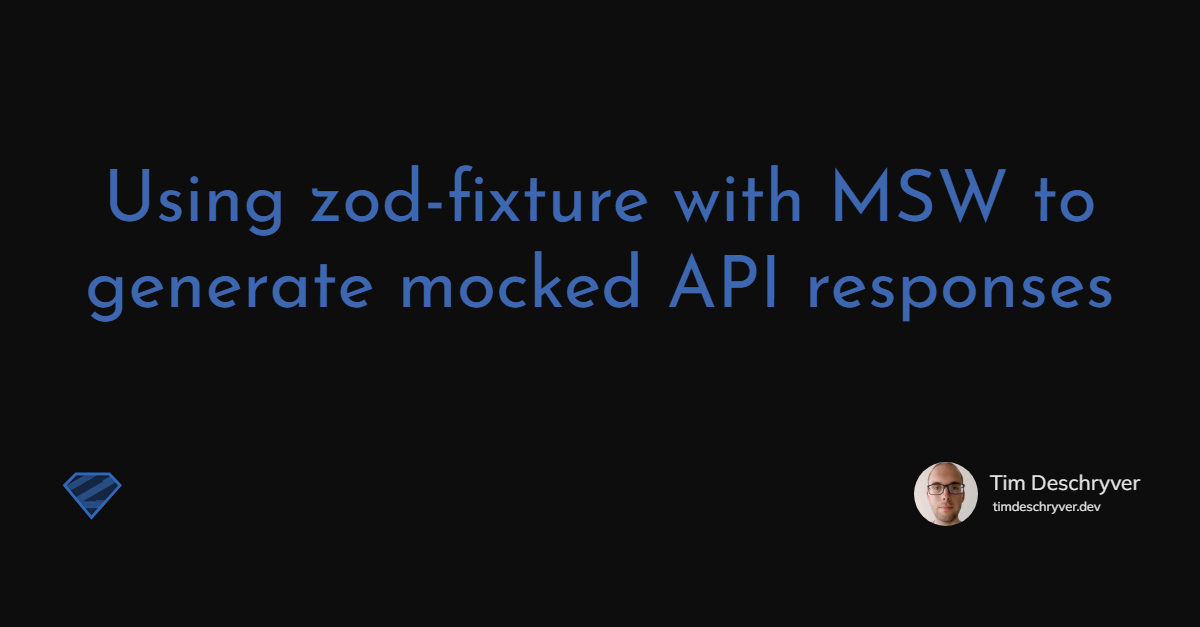 Using zod-fixture with MSW to generate mocked API responses