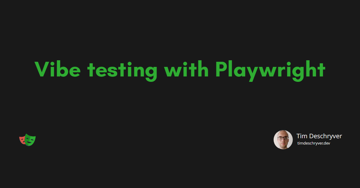Vibe testing with Playwright